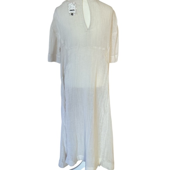 Free People Bohemian Gauze Dress XS Midi Length New - Picture 3 of 8